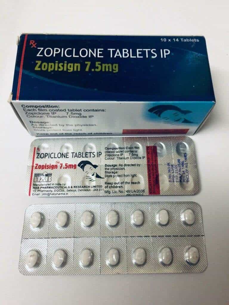 Zopisign Zopiclone 10mg